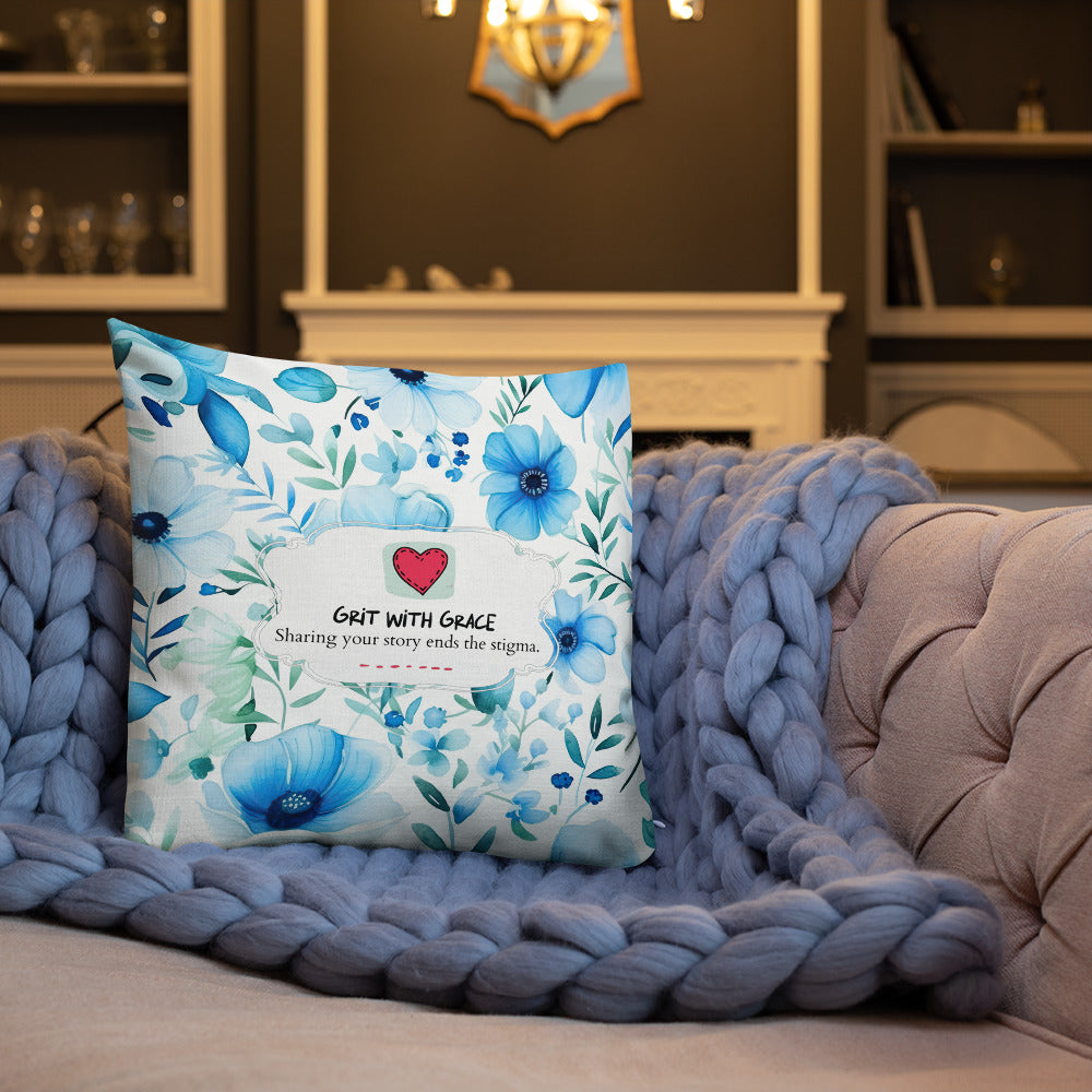 Floral Lover's Botanical Throw Pillow