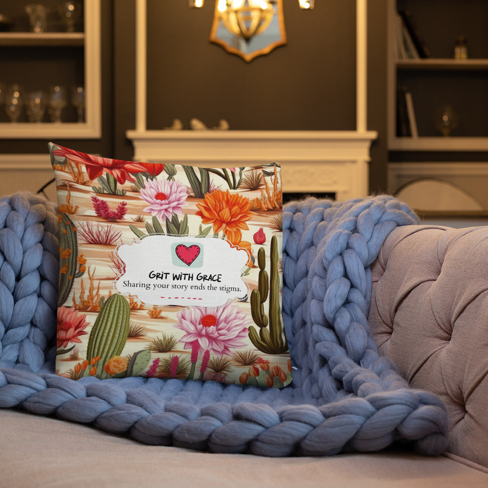 Floral Lover's Botanical Throw Pillow