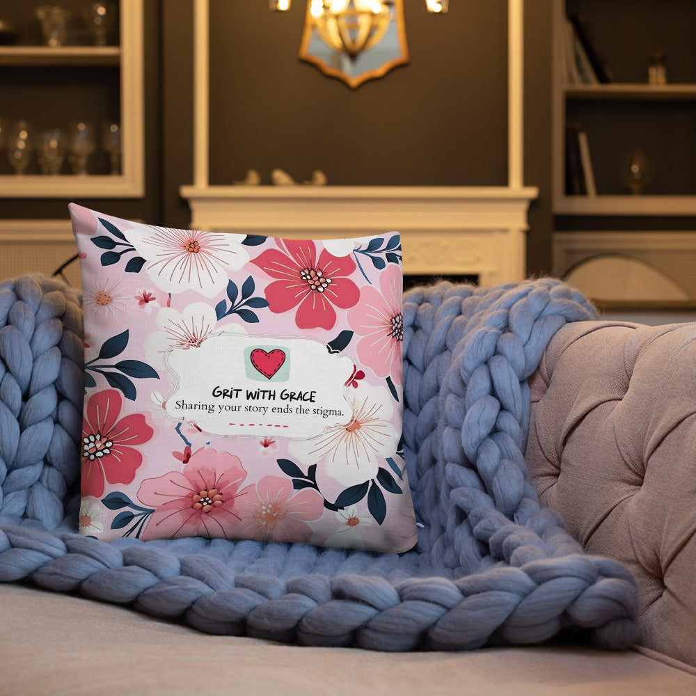 Floral Lover's Botanical Throw Pillow