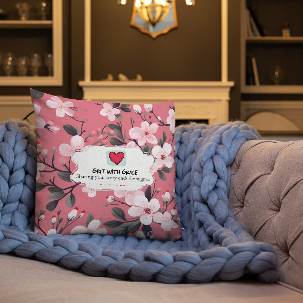 Floral Lover's Botanical Throw Pillow
