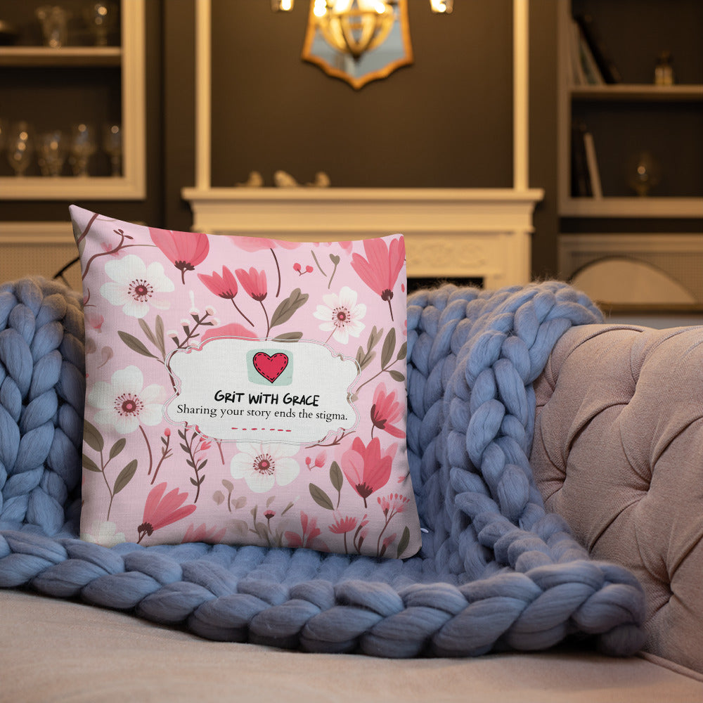 Floral Lover's Botanical Throw Pillow