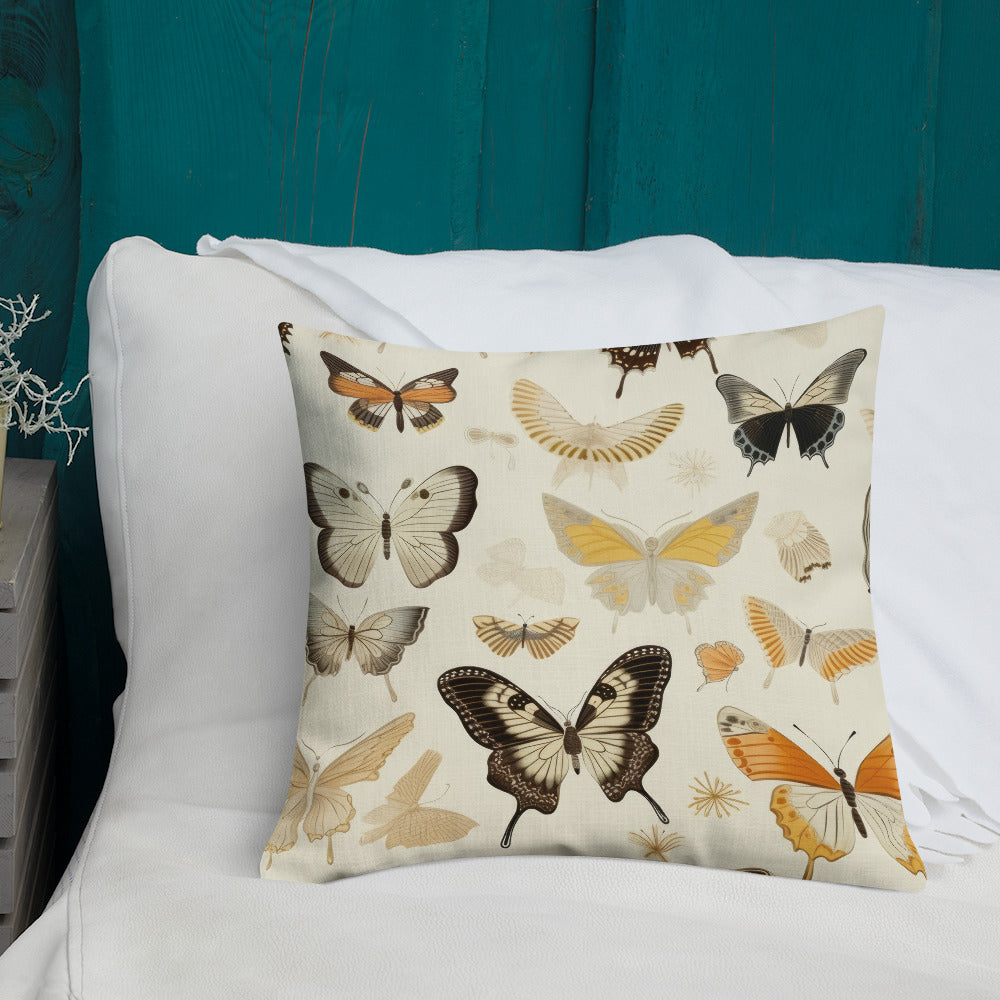 Butterfly Lover's Decorative Yet Comfortable Premium Pillow