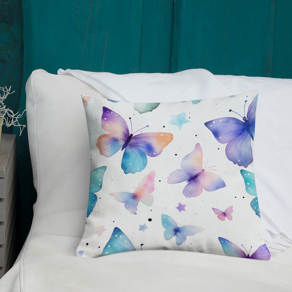Butterfly Lover's Decorative Yet Comfortable Premium Pillow