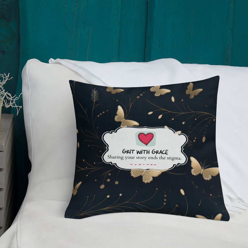 Butterfly Lover's Decorative Yet Comfortable Premium Pillow