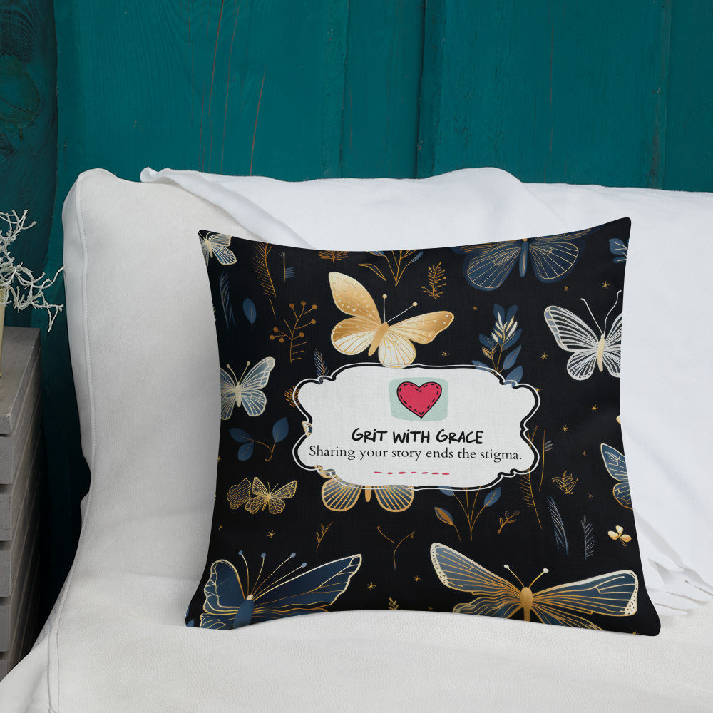 Butterfly Lover's Decorative Yet Comfortable Premium Pillow