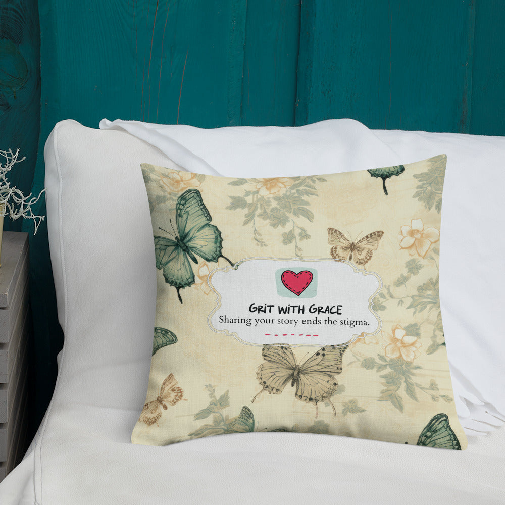 Butterfly Lover's Decorative Yet Comfortable Premium Pillow