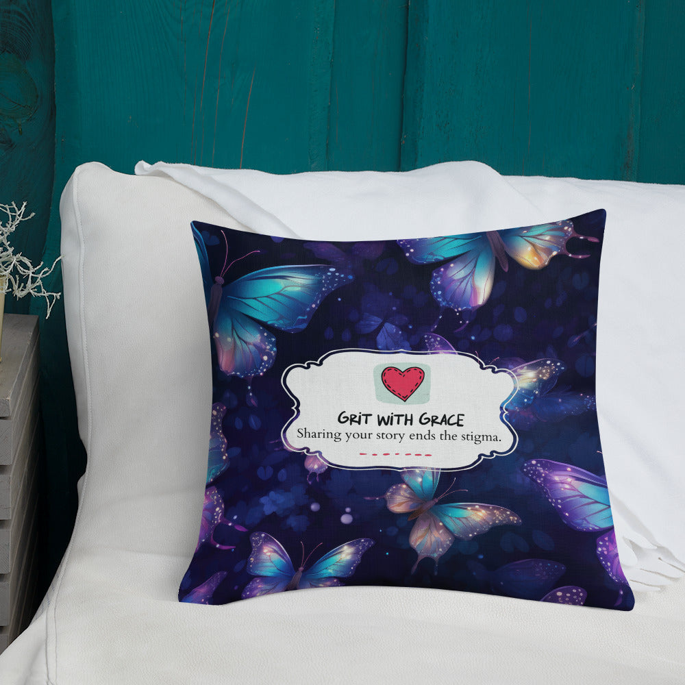 Butterfly Lover's Decorative Yet Comfortable Premium Pillow