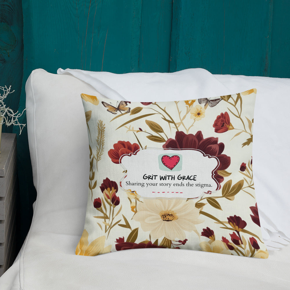 Floral Lover's Botanical Throw Pillow