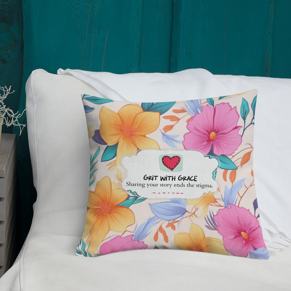 Floral Lover's Botanical Throw Pillow