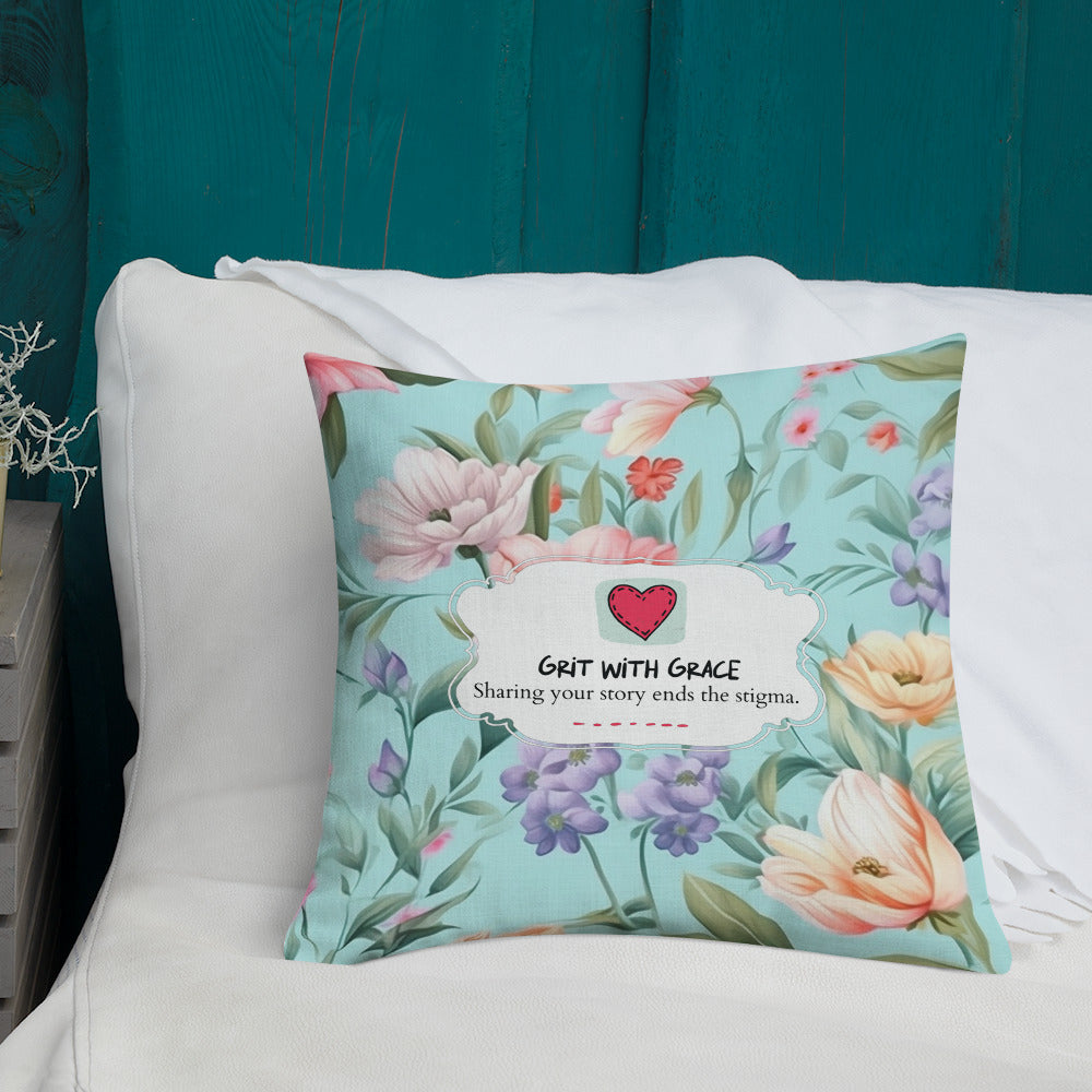 Floral Lover's Botanical Throw Pillow