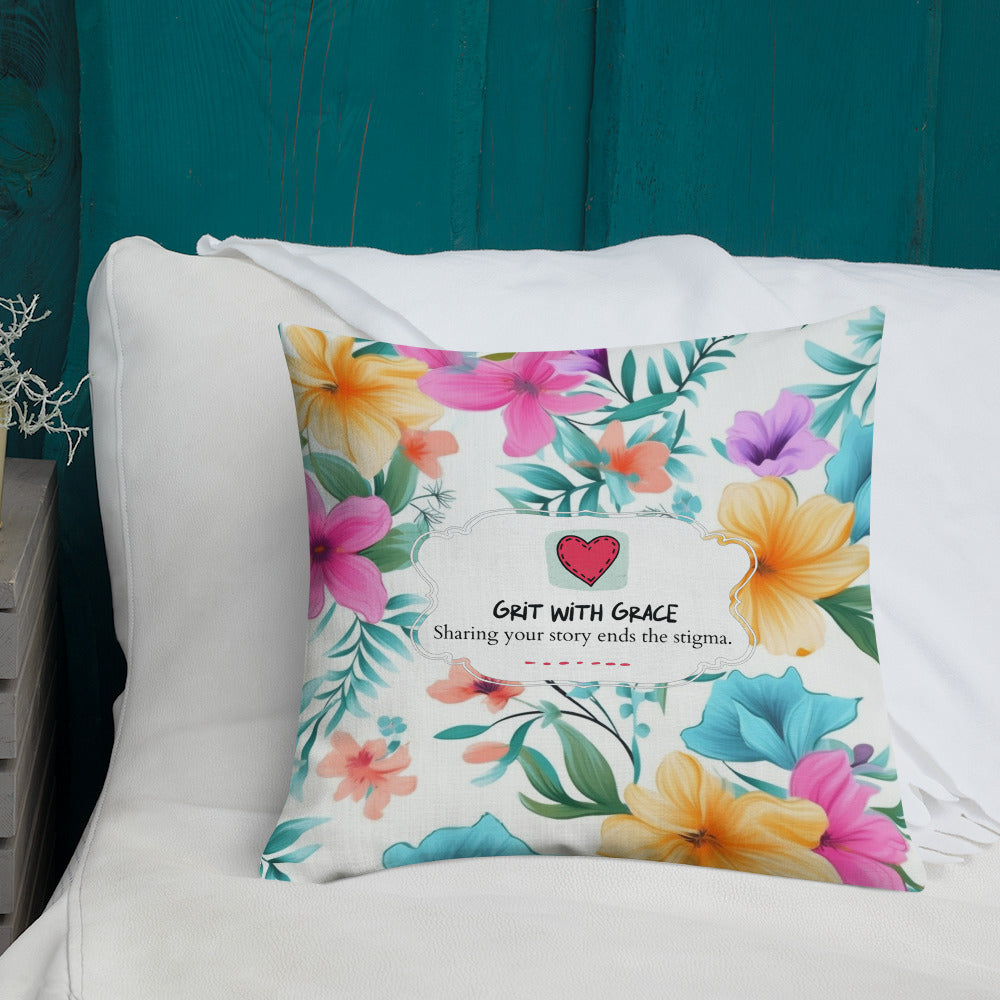 Floral Lover's Botanical Throw Pillow