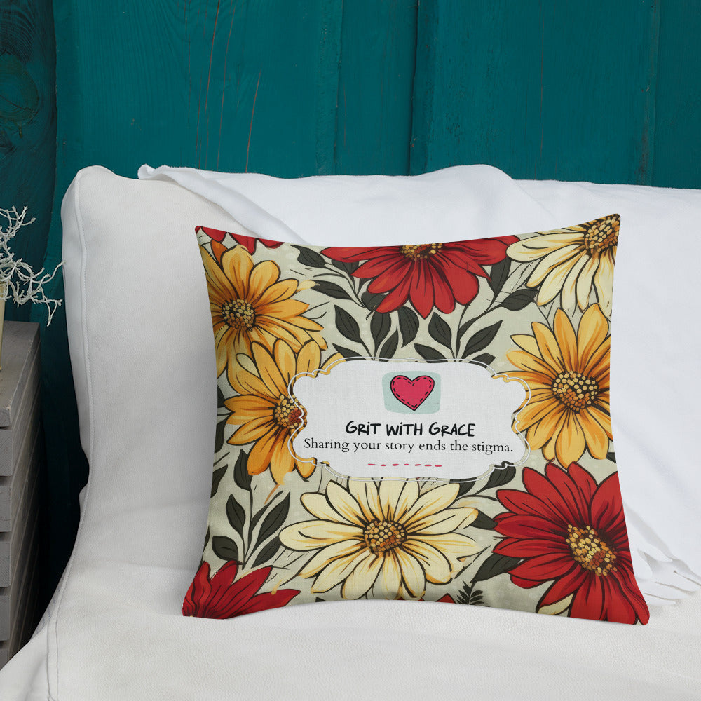 Floral Lover's Botanical Throw Pillow