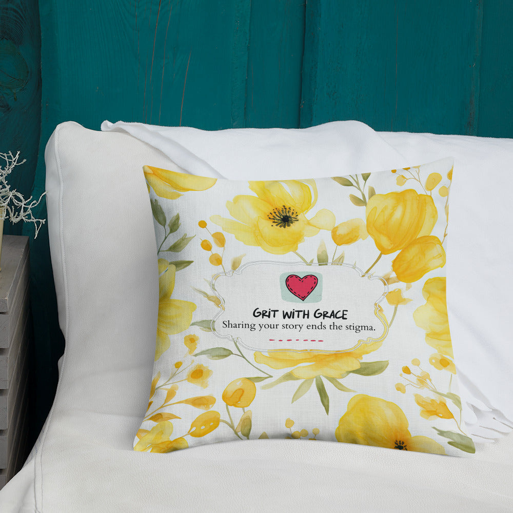 Floral Lover's Botanical Throw Pillow