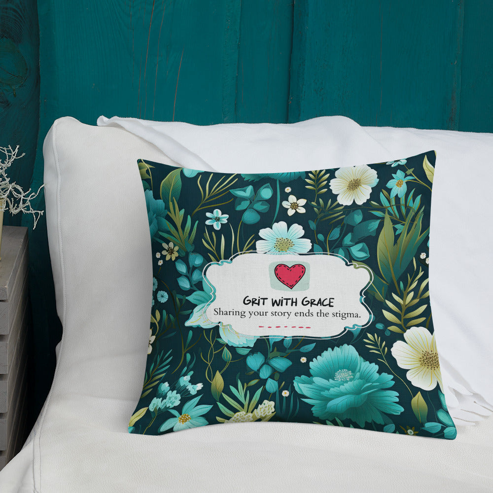Floral Lover's Botanical Throw Pillow