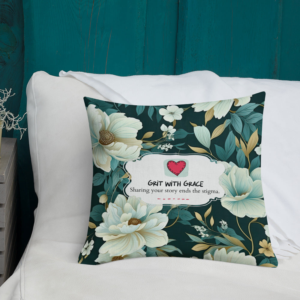 Floral Lover's Botanical Throw Pillow