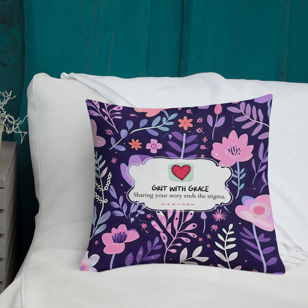 Floral Lover's Botanical Throw Pillow