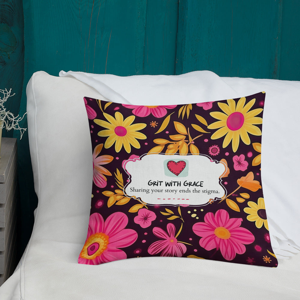 Floral Lover's Botanical Throw Pillow