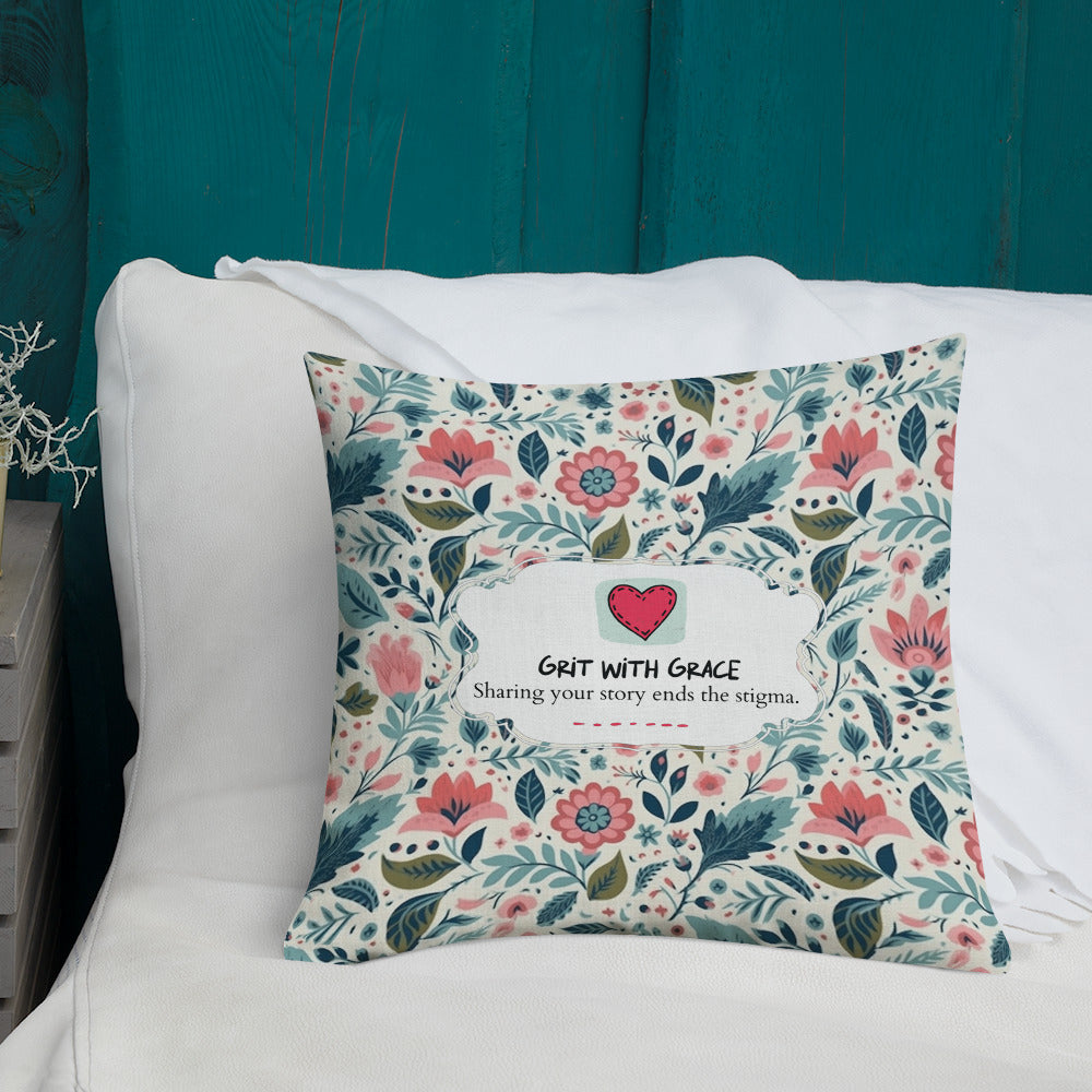 Floral Lover's Botanical Throw Pillow