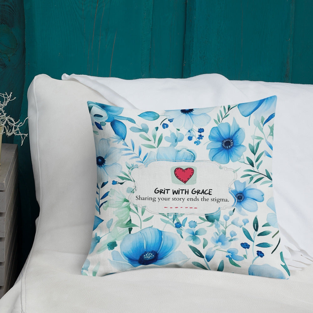 Floral Lover's Botanical Throw Pillow