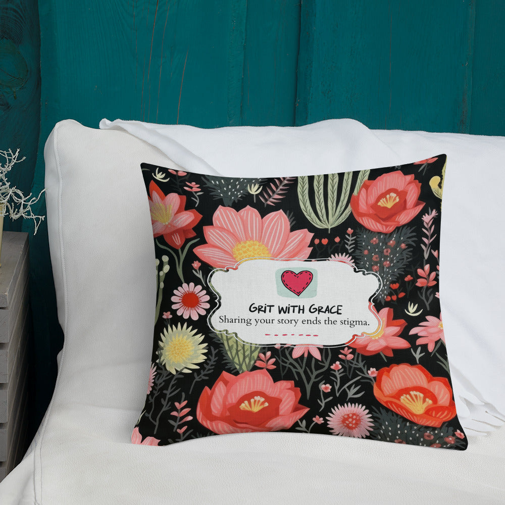 Floral Lover's Botanical Throw Pillow