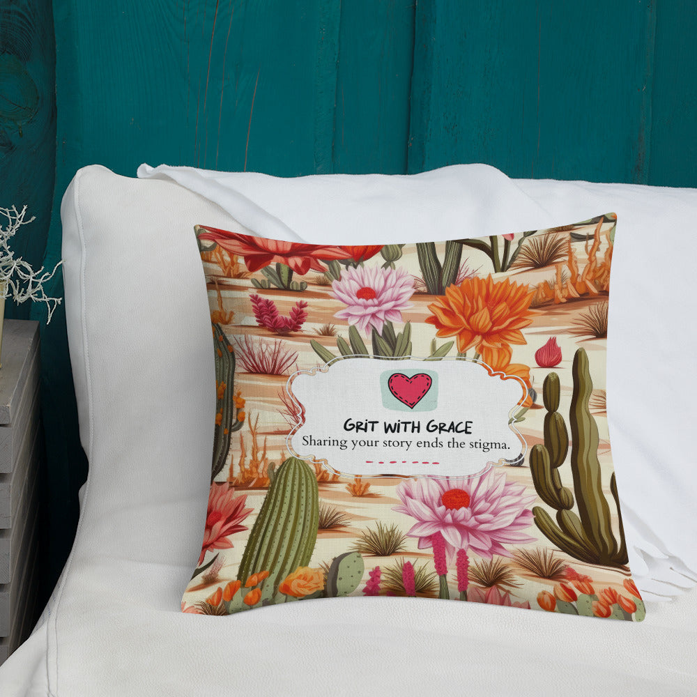 Floral Lover's Botanical Throw Pillow