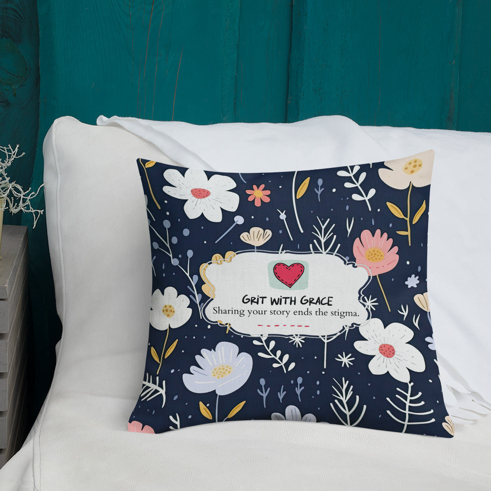 Floral Lover's Botanical Throw Pillow