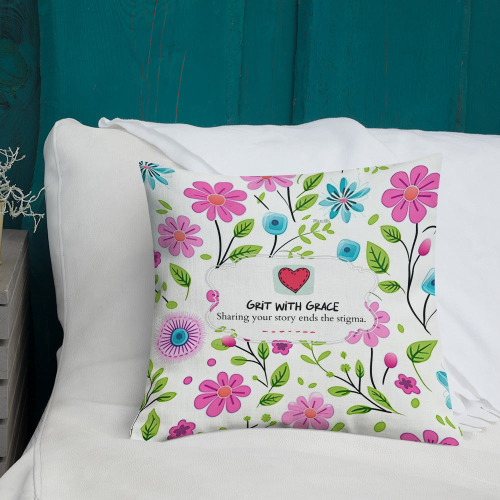 Floral Lover's Botanical Throw Pillow