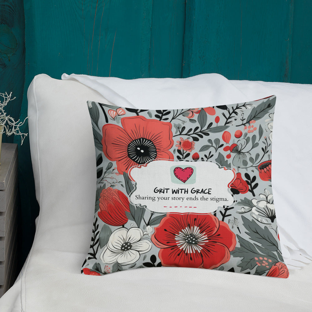Floral Lover's Botanical Throw Pillow
