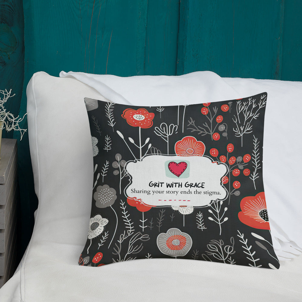 Floral Lover's Botanical Throw Pillow