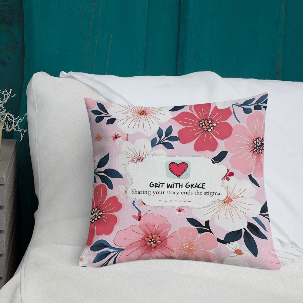 Floral Lover's Botanical Throw Pillow