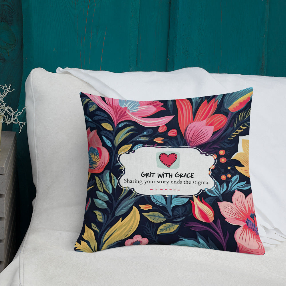 Floral Lover's Botanical Throw Pillow