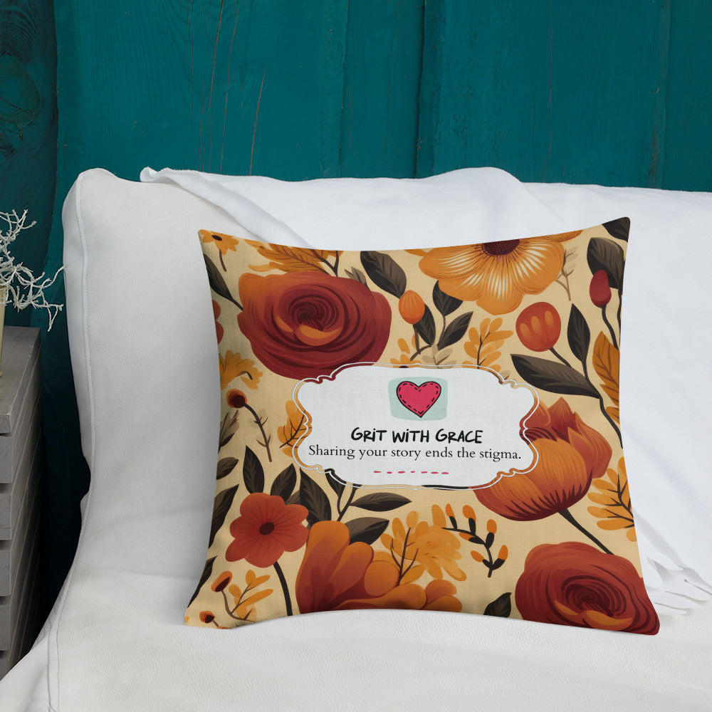 Floral Lover's Botanical Throw Pillow