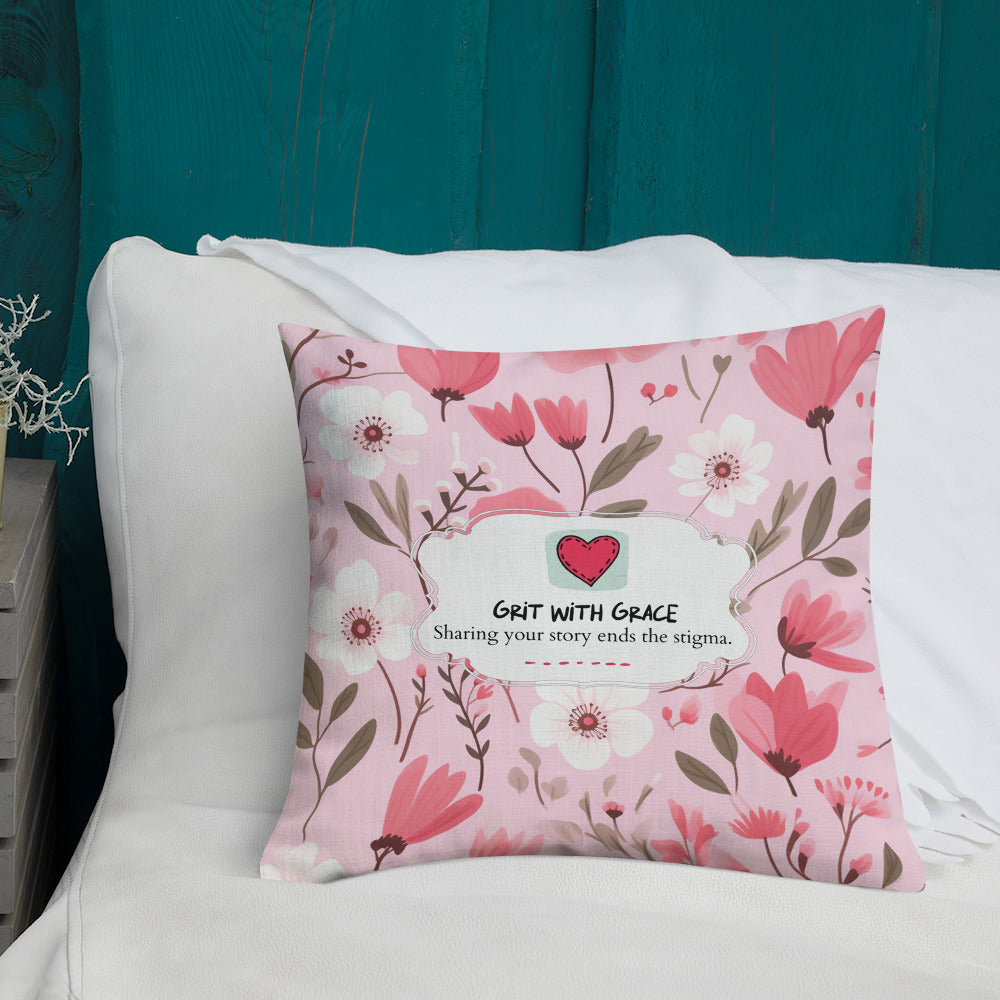 Floral Lover's Botanical Throw Pillow