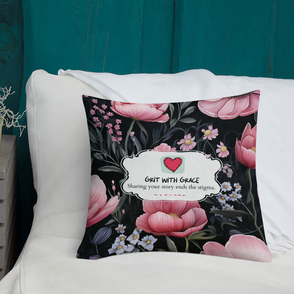 Floral Lover's Botanical Throw Pillow