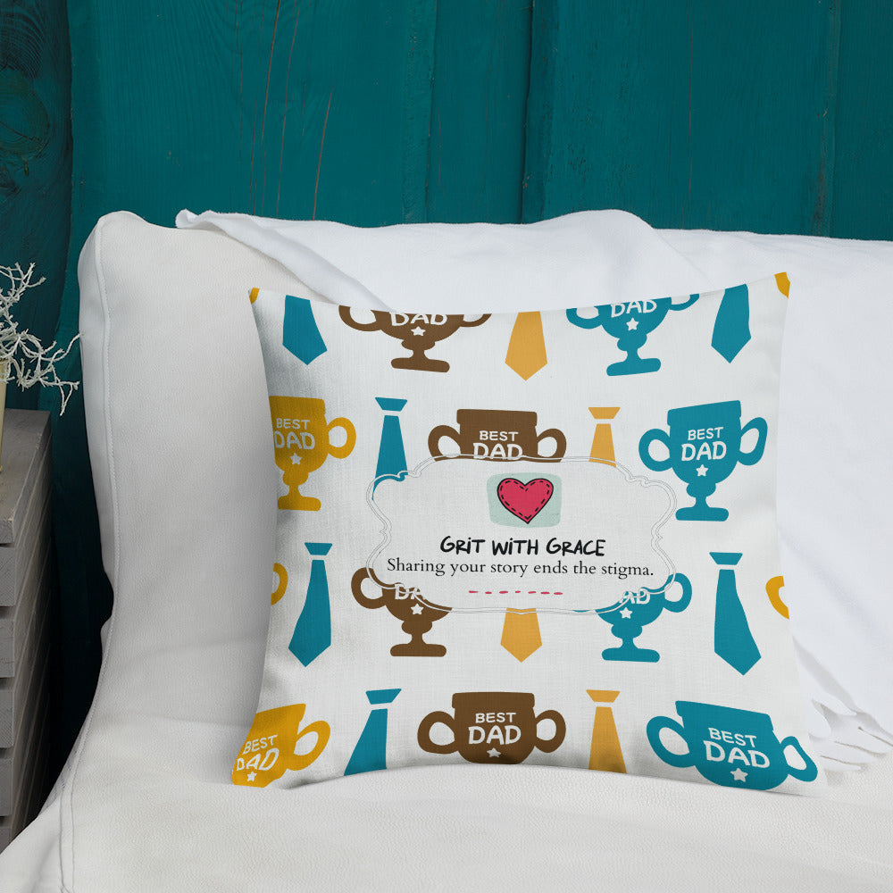 Cool Dad's Fashionably Decorative Throw Pillow