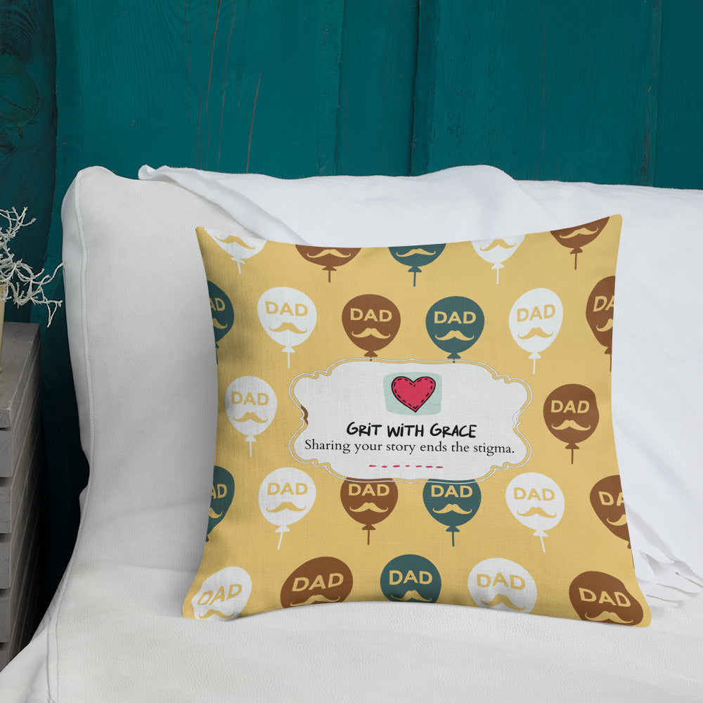 Cool Dad's Fashionably Decorative Throw Pillow