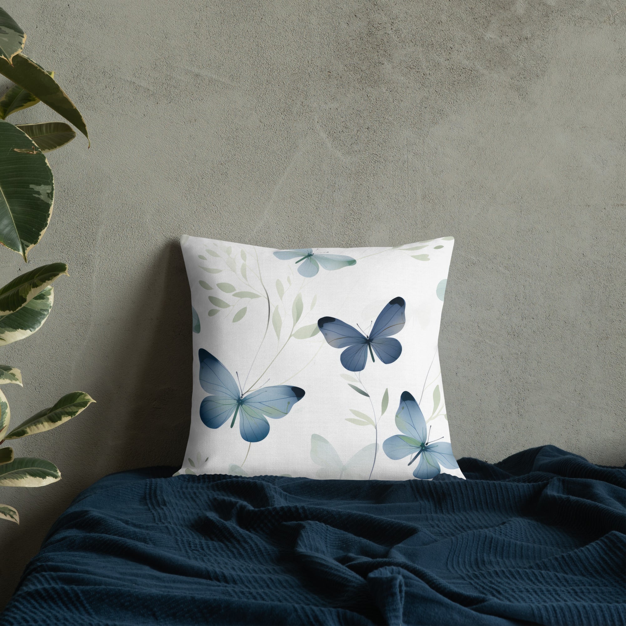 Butterfly Lover's Decorative Yet Comfortable Premium Pillow