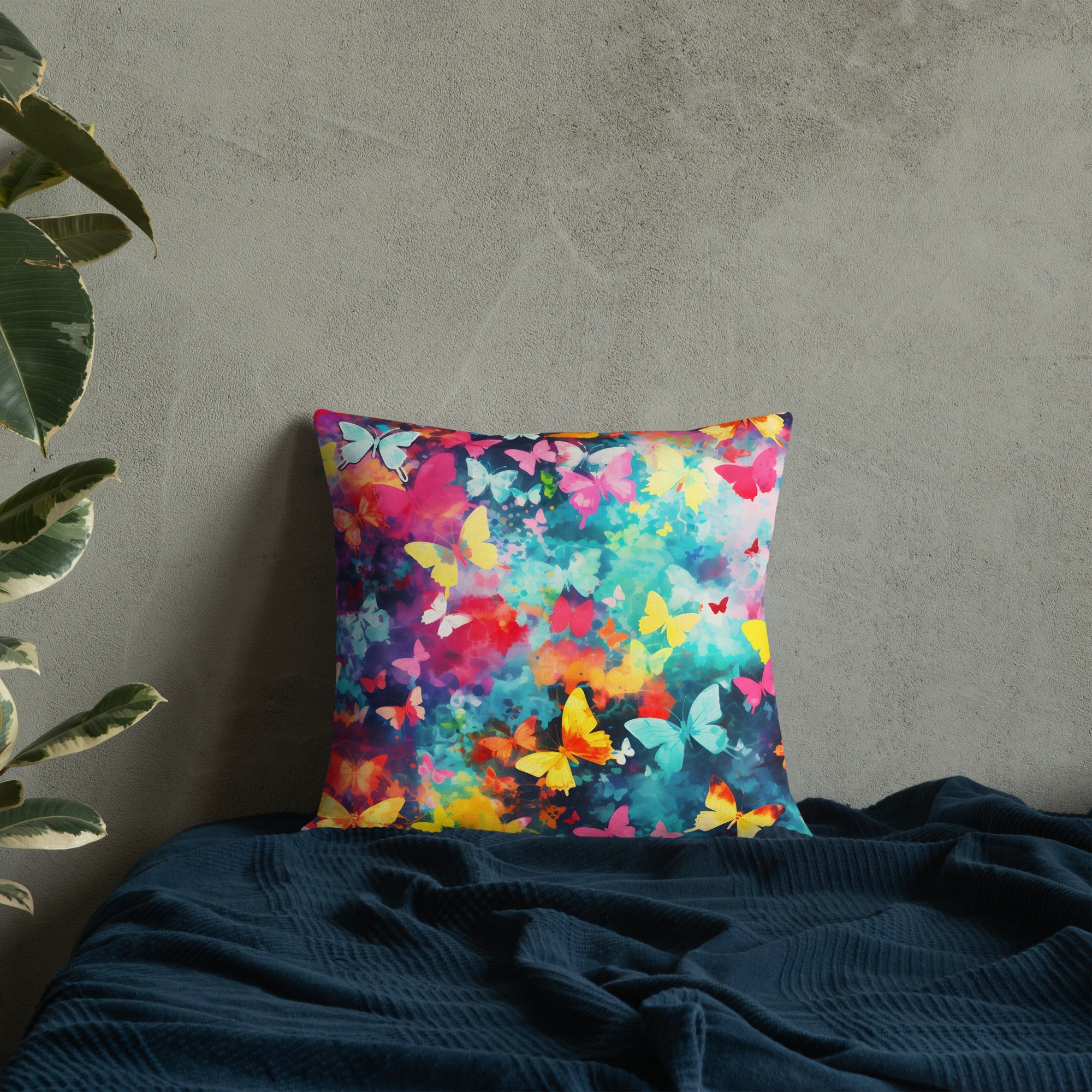 Butterfly Lover's Decorative Yet Comfortable Premium Pillow
