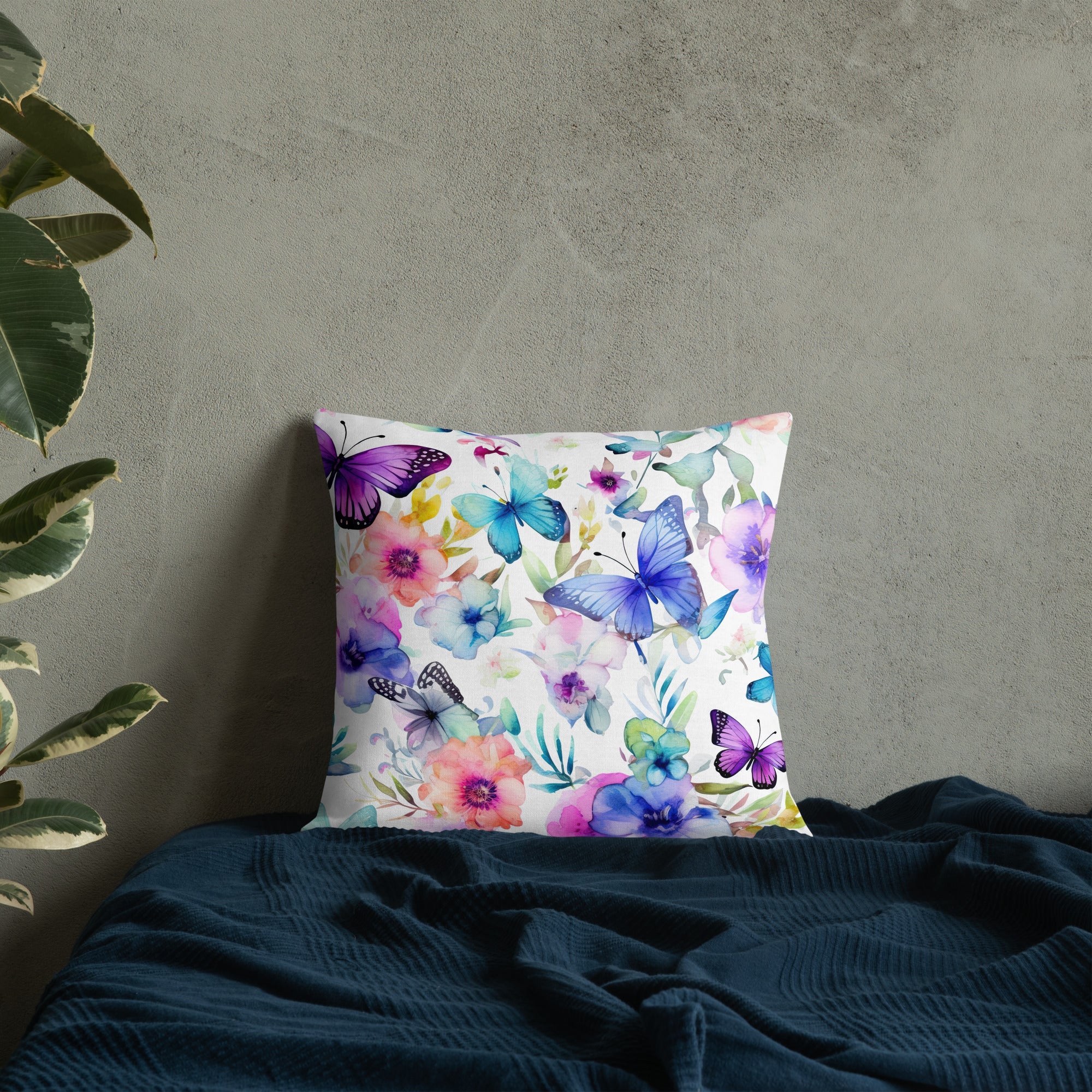 Butterfly Lover's Decorative Yet Comfortable Premium Pillow