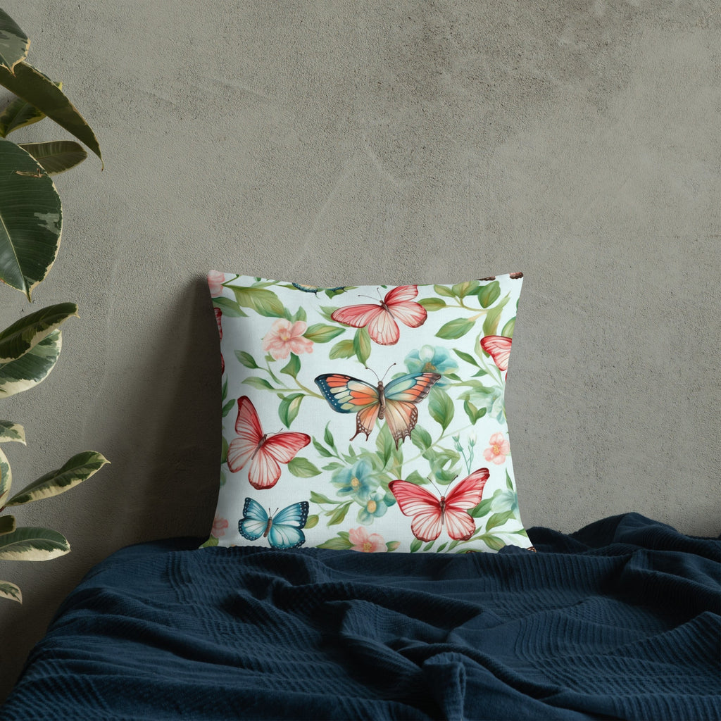 Butterfly Lover's Decorative Yet Comfortable Premium Pillow
