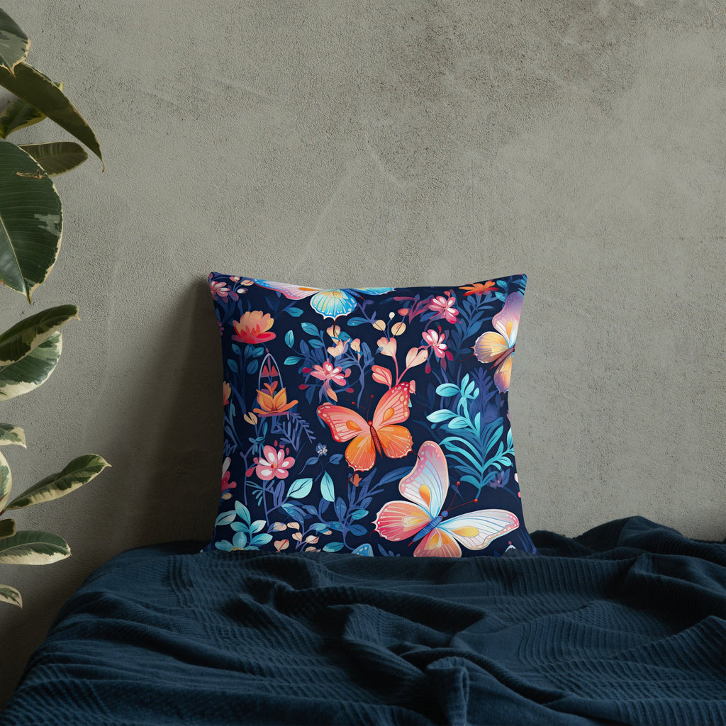 Butterfly Lover's Decorative Yet Comfortable Premium Pillow