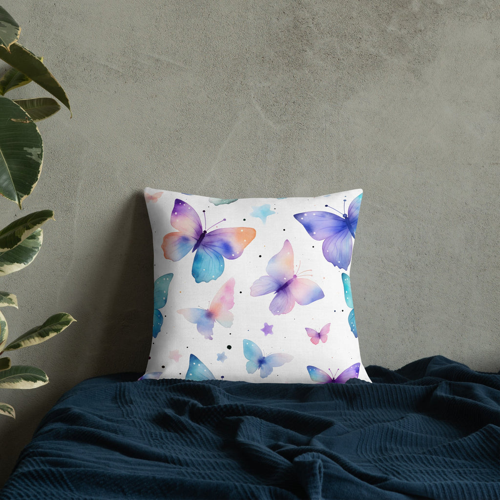 Butterfly Lover's Decorative Yet Comfortable Premium Pillow