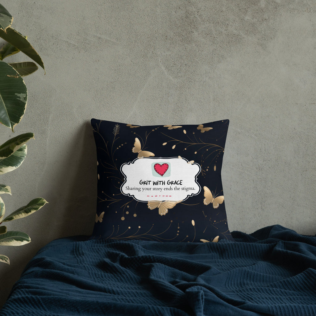Butterfly Lover's Decorative Yet Comfortable Premium Pillow