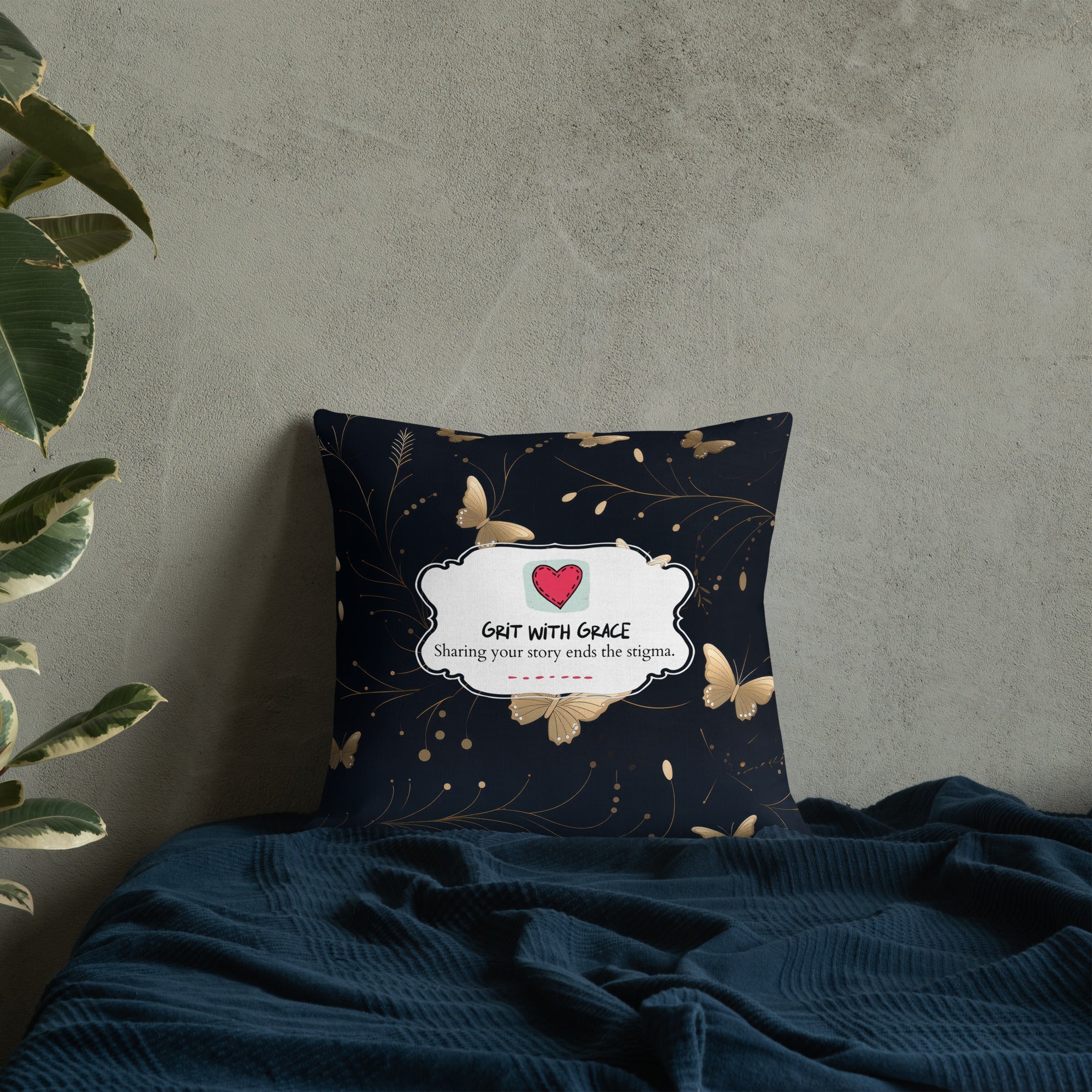 Butterfly Lover's Decorative Yet Comfortable Premium Pillow
