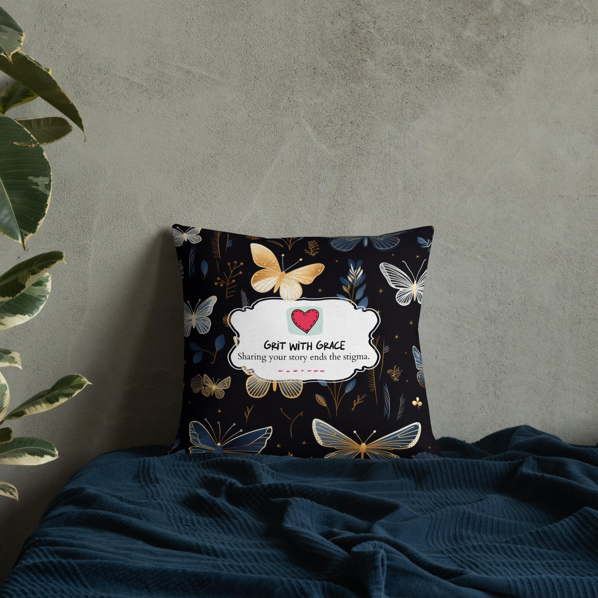 Butterfly Lover's Decorative Yet Comfortable Premium Pillow
