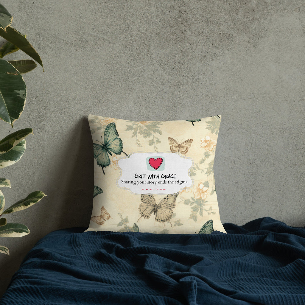 Butterfly Lover's Decorative Yet Comfortable Premium Pillow