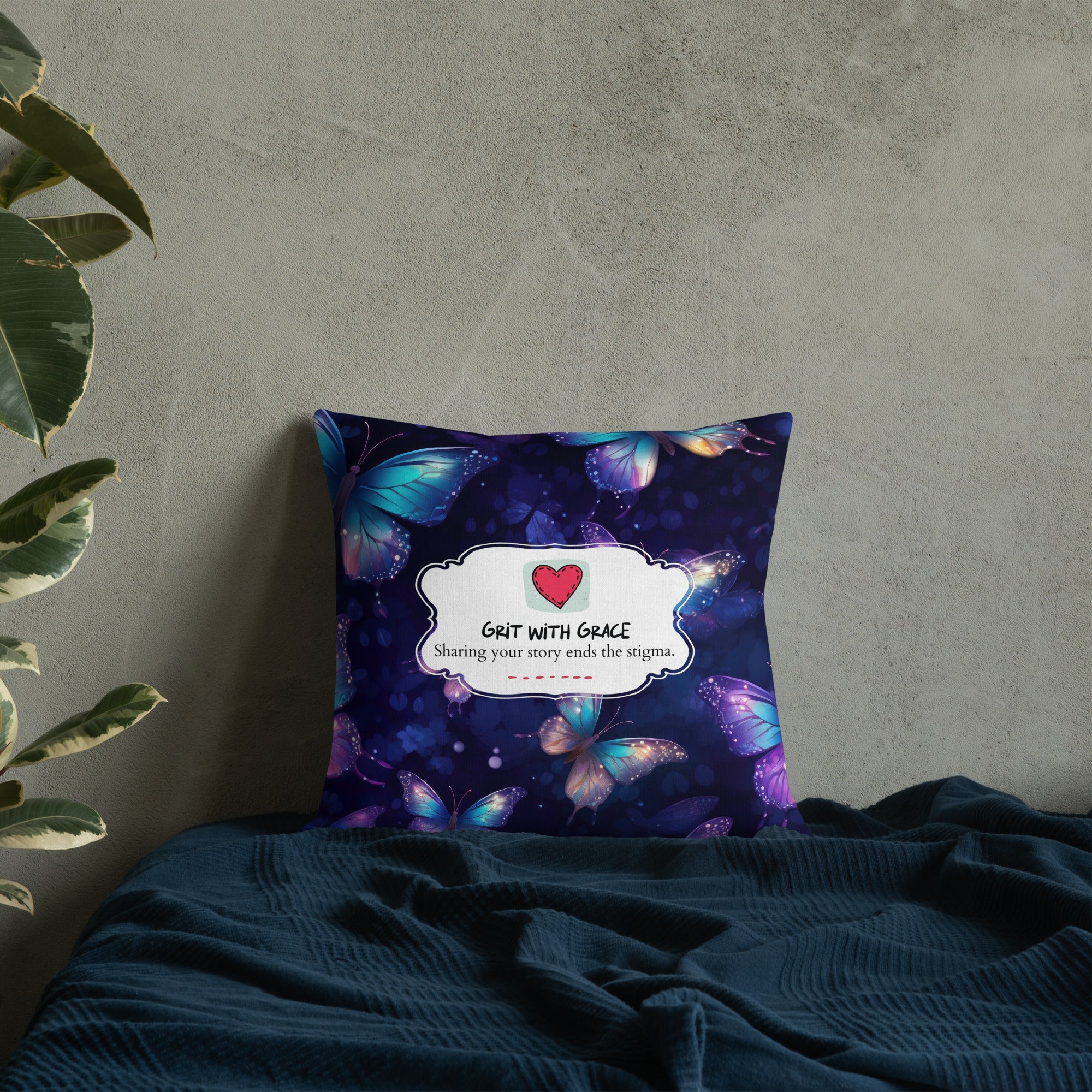 Butterfly Lover's Decorative Yet Comfortable Premium Pillow