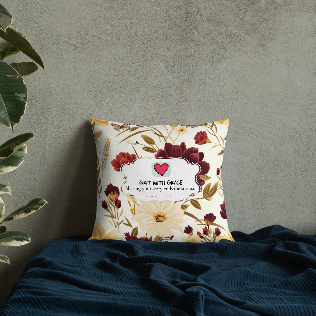 Floral Lover's Botanical Throw Pillow