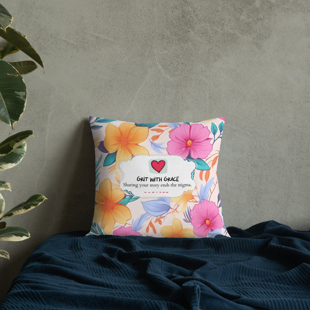 Floral Lover's Botanical Throw Pillow