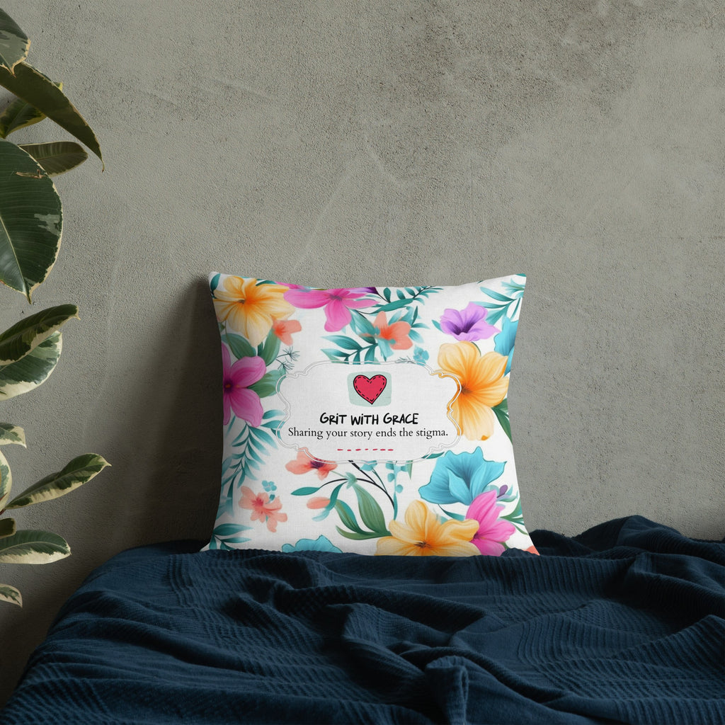 Floral Lover's Botanical Throw Pillow